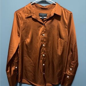 Banana Republic Men's Rust Button Down Shirt